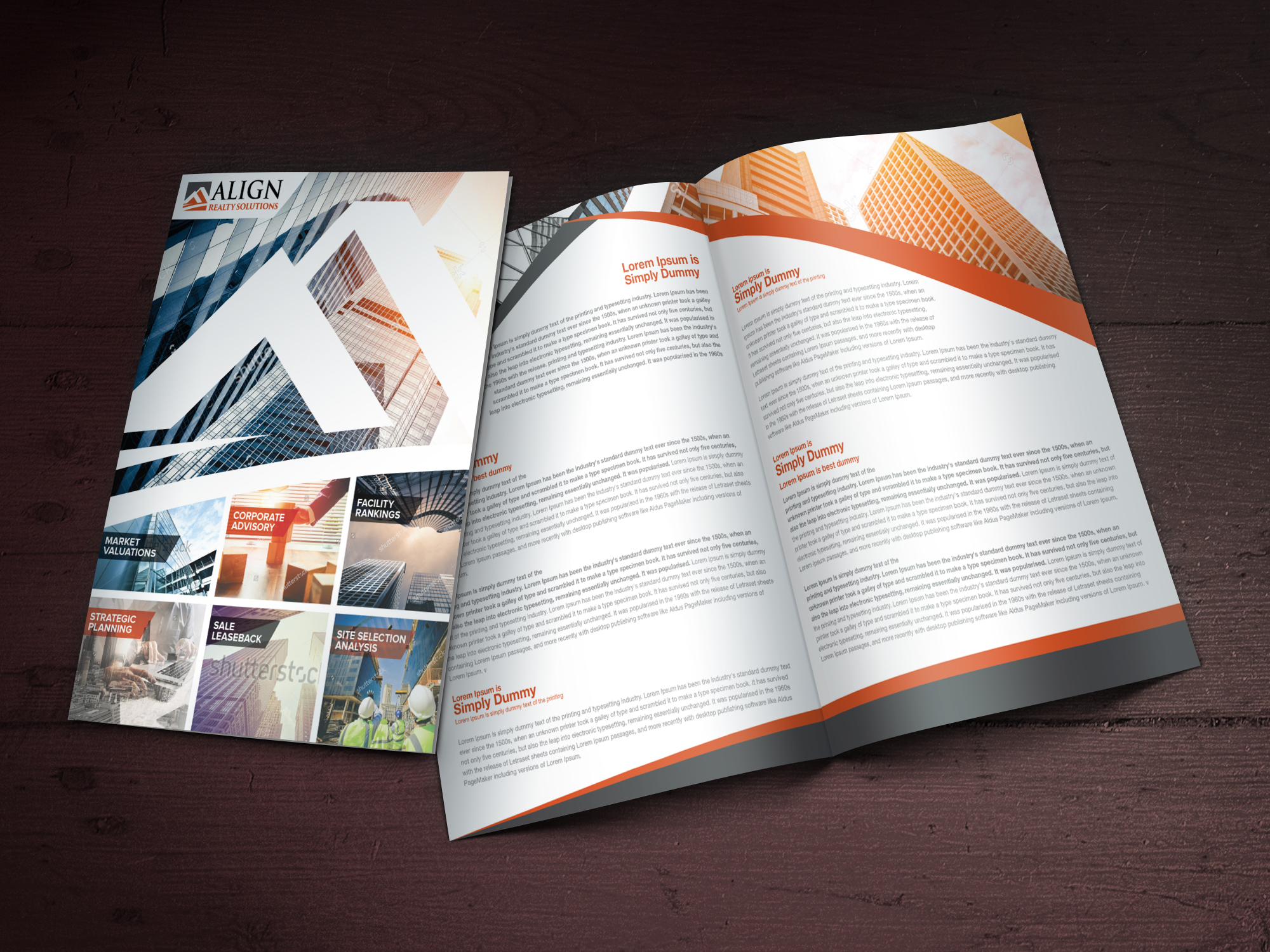 Custom Brochure Design for Align Reality Solutions - Logo Design Deck